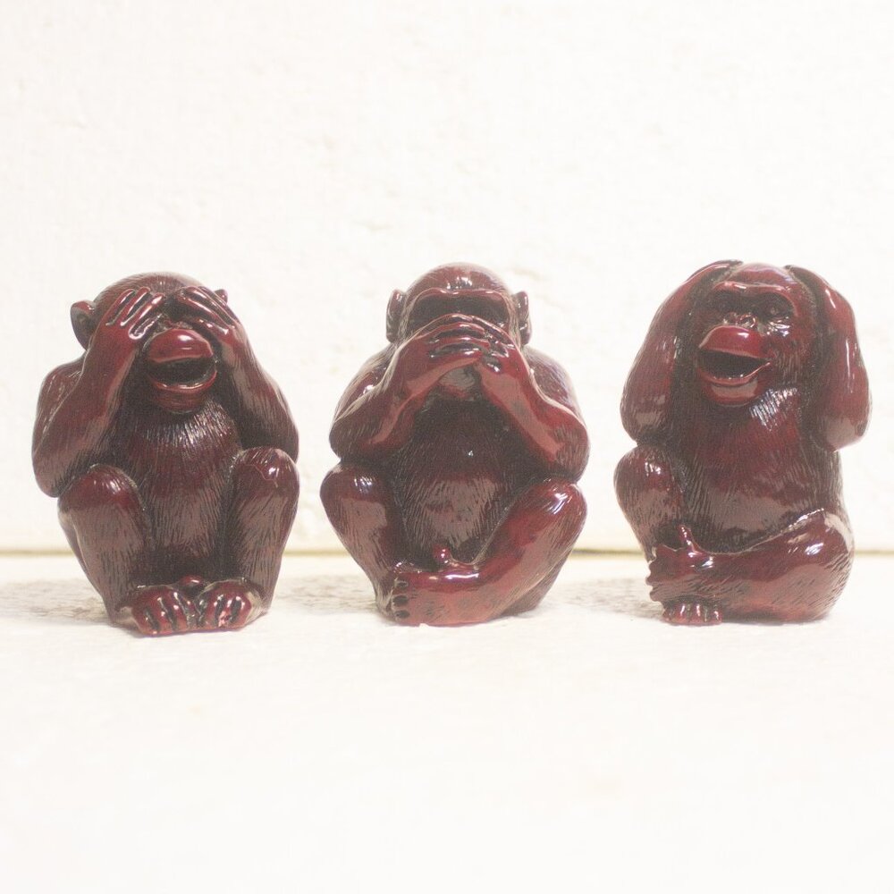 Three Wise Monkeys Figurines